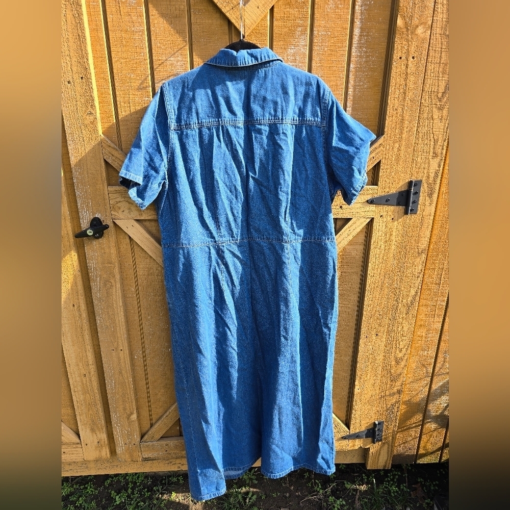 Roaman's Blue Maxi Dress - Picture 4 of 4